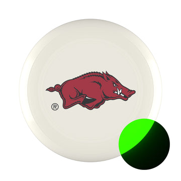 Arkansas Razorbacks Skychamp Junior Ultimate Disc GLOW