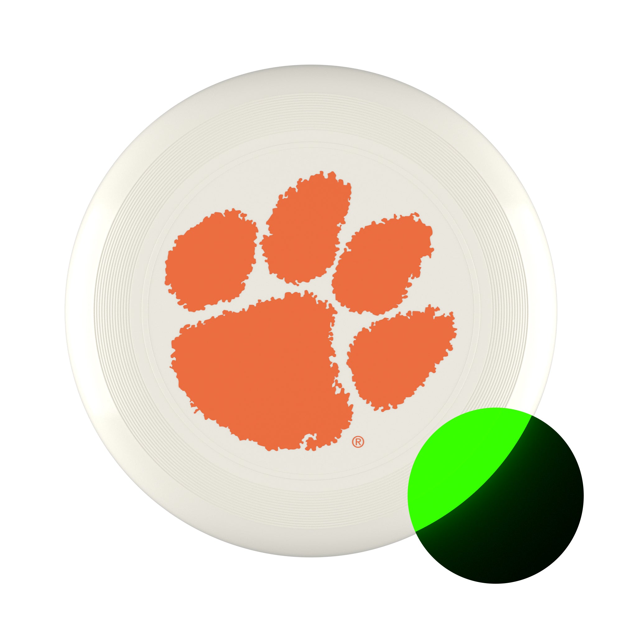 Clemson Tigers Skychamp Junior Ultimate Disc GLOW