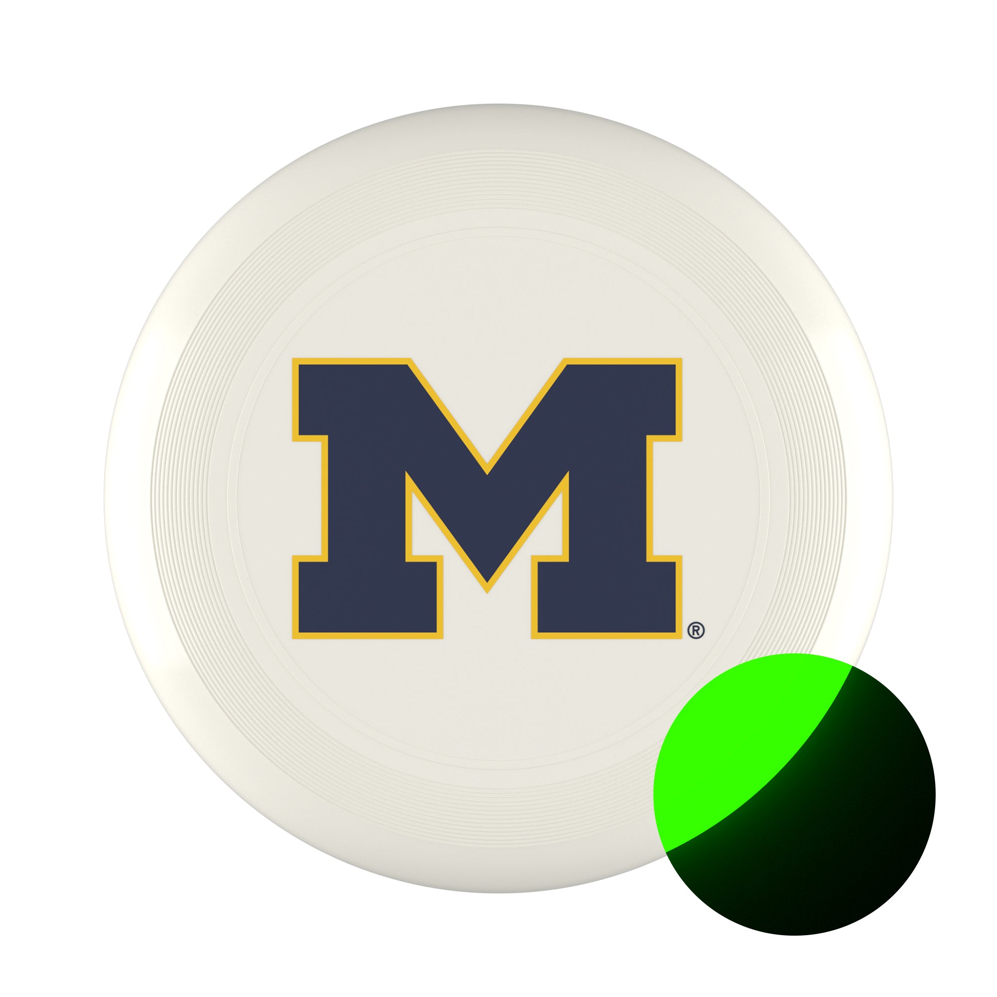 Michigan Wolverines Skychamp Junior Ultimate Disc GLOW