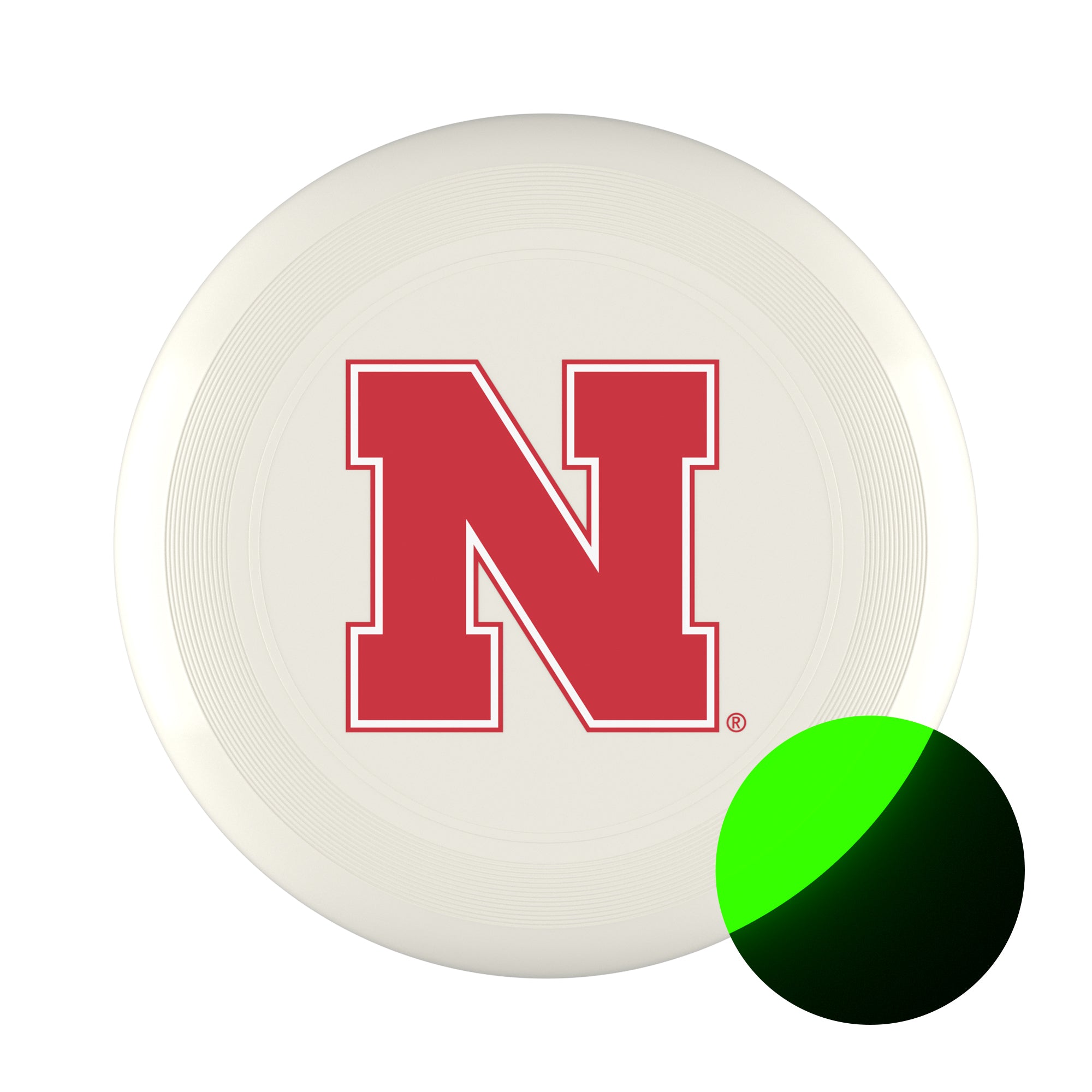Nebraska Cornhuskers Skychamp Junior Ultimate Disc GLOW
