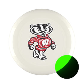 Wisconsin Badgers Skychamp Junior Ultimate Disc GLOW