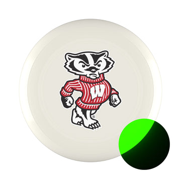 Wisconsin Badgers Skychamp Junior Ultimate Disc GLOW